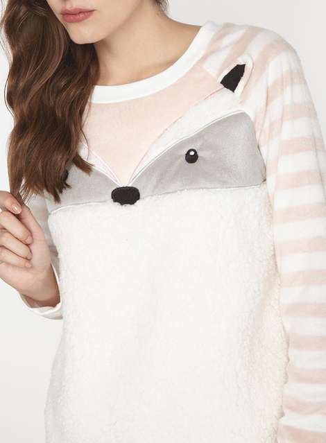 Pink Raccoon Pyjama Set